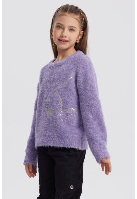 Imagen 2 del producto Sweater Niña Slim Lila