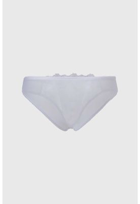 Imagen 2 del producto Calzón Mujer Encaje Delantero Mesh Blanco