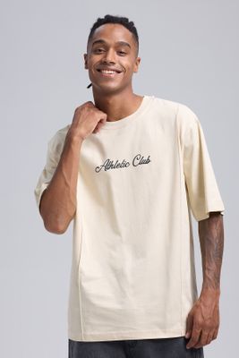 Polera Hombre Corte Beige Claro