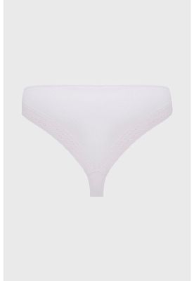 Imagen 2 del producto Calzón Mujer Colaless Liso Detalle Blanco