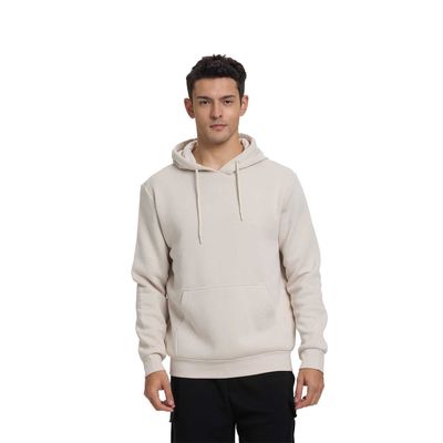Polerón Hombre Hoodie Básico Beige Fashion's Park