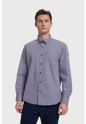 Imagen 1 del producto Camisa Hombre Mini Print Azul - ll