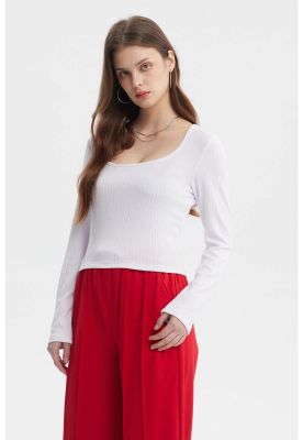 Imagen 2 del producto Polera Mujer Rib Blanco - lV