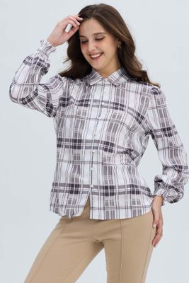 Imagen 2 del producto Blusa Mujer Puño Elasticado Crudo