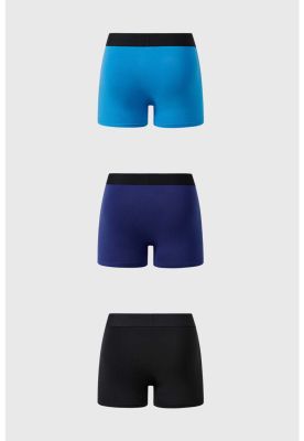 Imagen 2 del producto Bóxer Hombre Tripack Liso Negro - ll