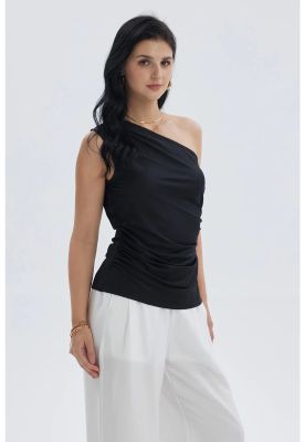 Imagen 2 del producto Polera Mujer Con Botones Negro