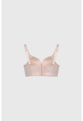 Imagen 2 del producto Sostén Mujer Copa Soft Detalle Macramé Palo Rosa