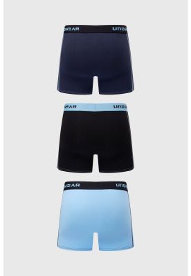 Imagen 2 del producto Bóxer Hombre Tripack Largo Azul