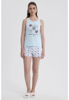 Pijama Mujer Regalable Celeste