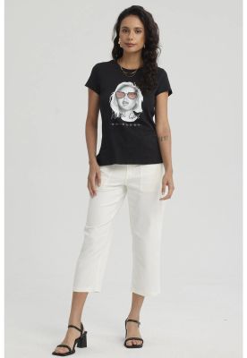 Imagen 2 del producto Polera Mujer Print Mujeres Con Aplicación Negro