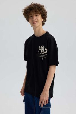 Imagen 2 del producto Polera Niño Con Print Negro