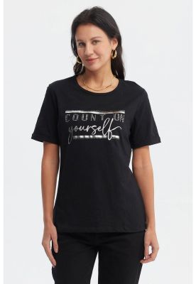 Imagen 1 del producto Polera Mujer Print Negro- lll