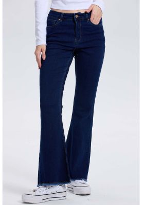 Imagen 1 del producto Jeans Mujer Monse Flare Azul Oscuro