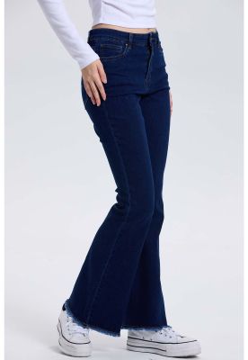 Imagen 2 del producto Jeans Mujer Monse Flare Azul Oscuro