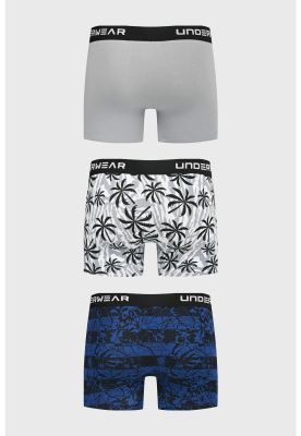 Imagen 2 del producto Bóxer Hombre Tripack Liso Gris - lll