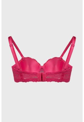 Imagen 2 del producto Sostén Mujer Copa Soft Strapless Encaje Fucsia