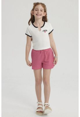 Imagen 2 del producto Polera Niña Summer Contraste Crudo