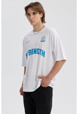 Imagen 2 del producto Polera Hombre Estampado Blanco - VI