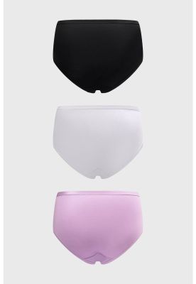 Imagen 2 del producto Calzón Mujer Tripack Tiro Alto Lila