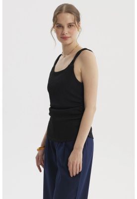 Imagen 2 del producto Polera Mujer Tirante Trenzado Negro