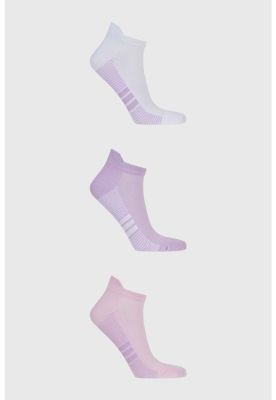 Calceta Deportiva Mujer Tripack Lila VI