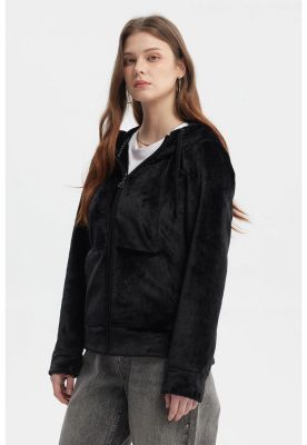 Imagen 2 del producto Polar Mujer Abierto Plush Negro