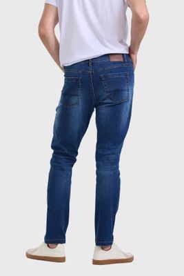 Imagen 2 del producto Jeans Hombre Slim Rotura Azul