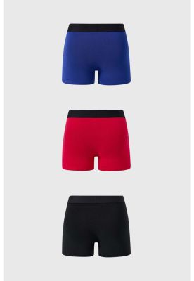 Imagen 2 del producto Bóxer Hombre Tripack Liso Rojo - ll