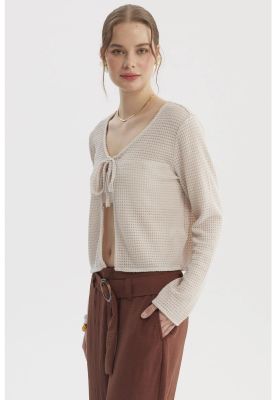 Imagen 2 del producto Polera Mujer Tapado Amarra Arena