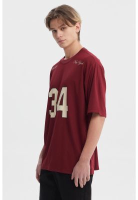 Imagen 2 del producto Polera Hombre Slim Cuello Redondo Burdeo