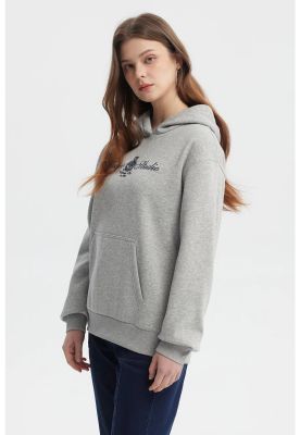 Imagen 2 del producto Polerón Mujer Canguro Gris Melange