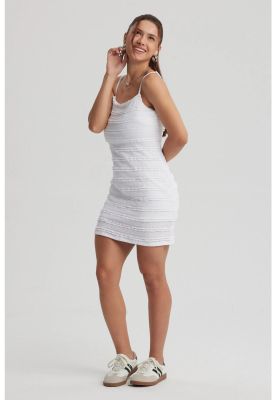 Imagen 2 del producto Vestido Mujer Corto Textura Blanco