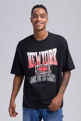 Imagen 2 del producto Polera Hombre Print Central Negro