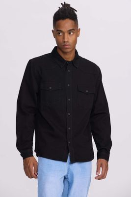 Camisa Hombre Denim Colores Negro