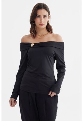 Imagen 1 del producto Polera Mujer Bardot Negro - ll