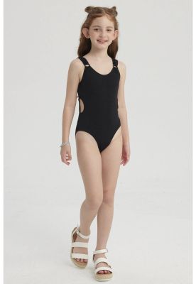 Imagen 1 del producto Traje De Baño Niña Argolla Negro
