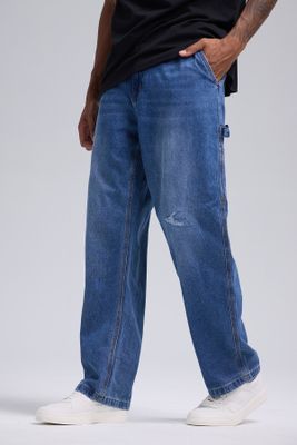 Imagen 2 del producto Jeans Hombre Baggy Rotura Azul Claro