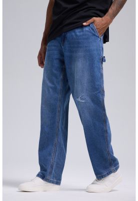 Imagen 2 del producto Jeans Hombre Baggy Rotura Azul Claro