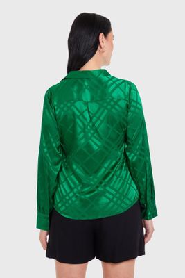 Imagen 2 del producto Blusa Mujer Con Textura Verde