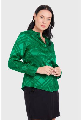 Imagen 2 del producto Blusa Mujer Con Textura Verde
