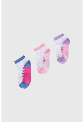 Imagen 1 del producto Calceta Deportiva Niña Tripack Lila - ll