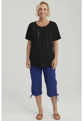 Polera Mujer Textura Negro II