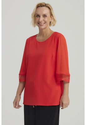 Imagen 2 del producto Blusa Mujer Lisa Rojo