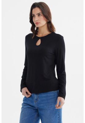 Imagen 2 del producto Polera Mujer Ajustado Negro - lll