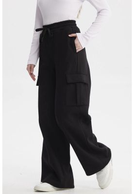 Imagen 2 del producto Pantalón Buzo Mujer Cargo Negro - lll