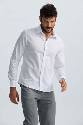 Imagen 2 del producto Camisa Hombre Oxford Premium Blanco