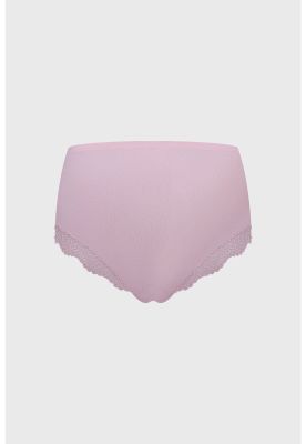 Imagen 2 del producto Calzón Mujer Tiro Alto Detalle Encaje Palo Rosa- ll