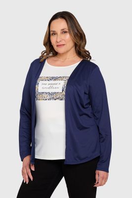 Imagen 2 del producto Polera Mujer Tapado Print Azul