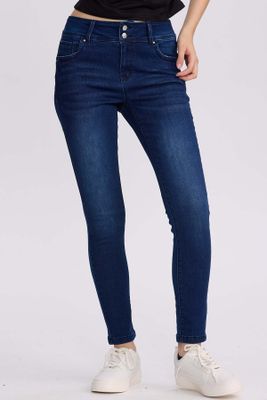 Jeans Mujer Skinny Kim Azul Oscuro