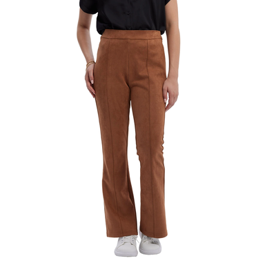 Imagen 2 del producto Pantalón Mujer Antelina Pretina Elasticada Café